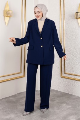Premium Blazer Takım TSD250116 Bej