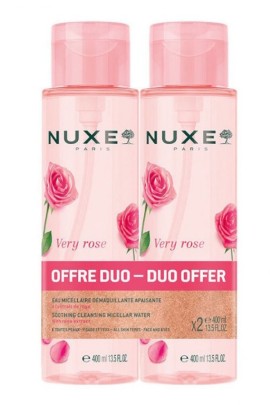 Nuxe Very Rose Yatıştırıcı & Temizleyici Micellar Su 2X400ml